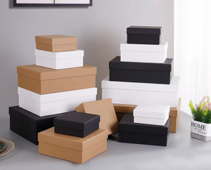 Factory direct sales shipping gift box hard cardboard gift boxes folding gift box