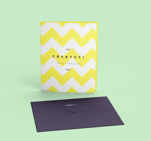 Offset printing greeting card custom print