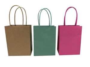 Factory High Quality Cheap Kraft Paper Bags Carrying Bag Print with Handles China Customized Promotion Offset Printing Accept