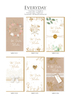 Flower & Grass Style Paper Gift Cards