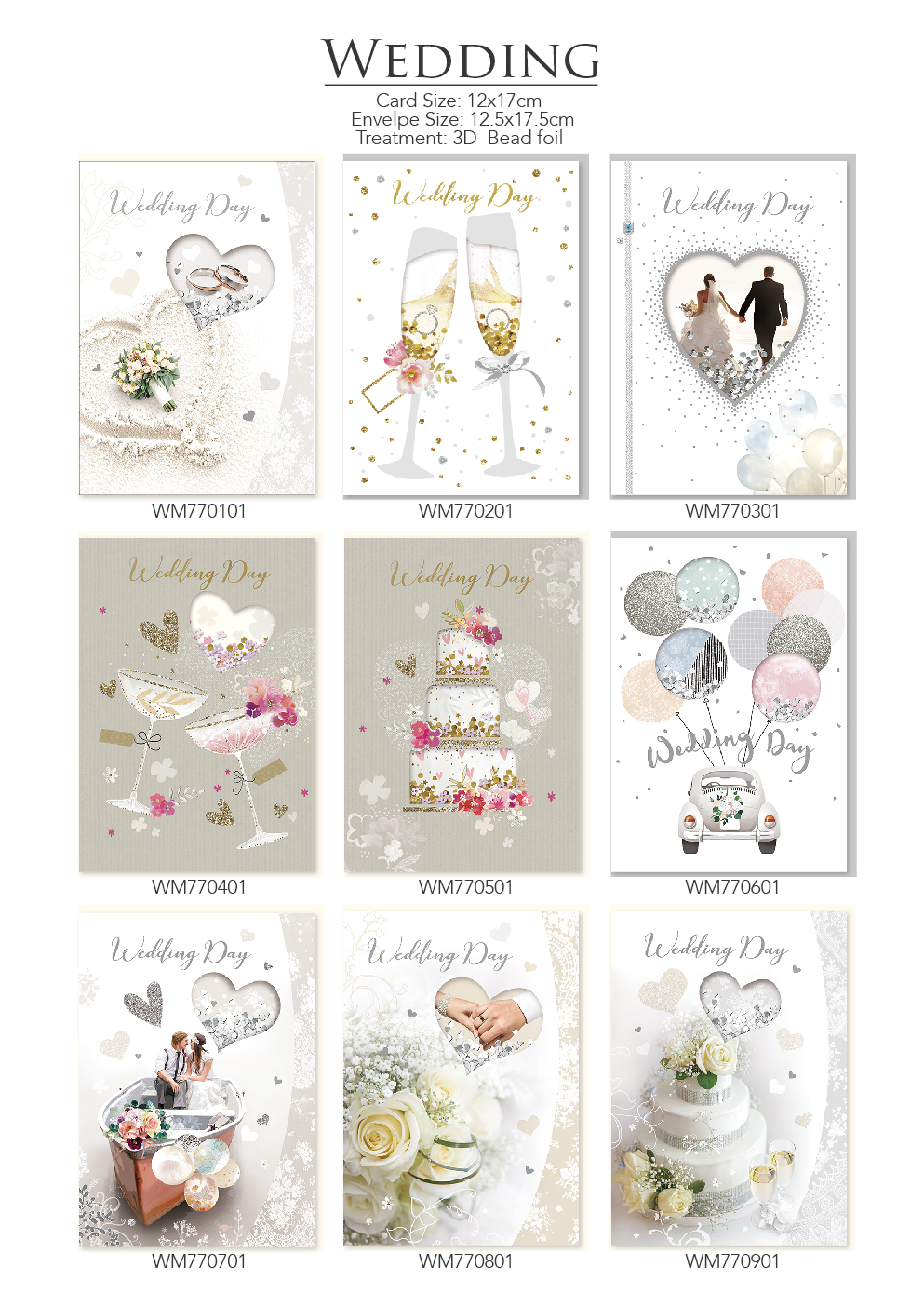 Wedding Style Merry Gift Paper Cards