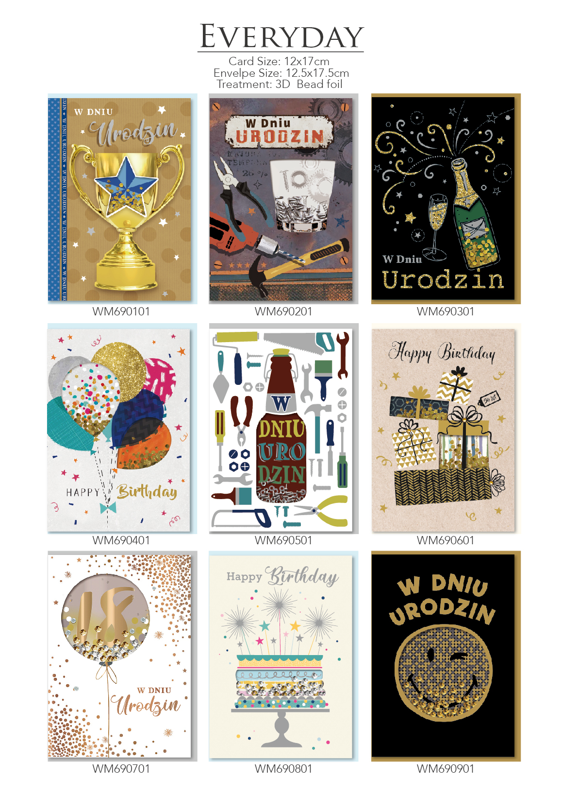 Birthday Gift Paper Cards - for Friends And Hommies