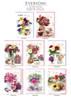 Delicate Flower Breakfast Coffee Style Gift Paper Cards