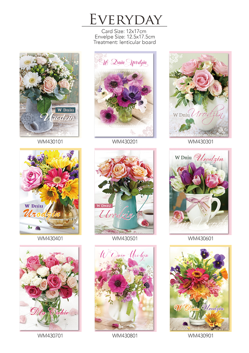 Vase & Flowers' Elegant Paper Cards - for Your Best Soul Sisiter!