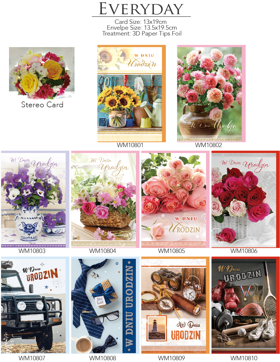 Flower/old Style Paper Gift Cards