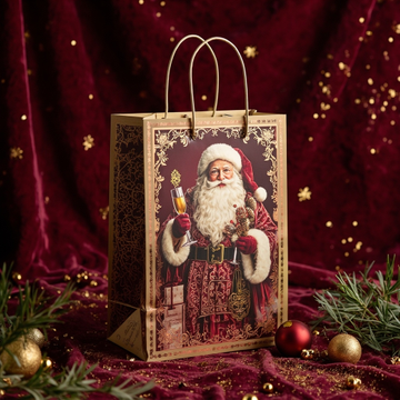 Kraft Paper Cold Foil Stamping Gift bag Premium Gift bag - Gift Packaging