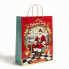 Kraft Paper Gold Foil Stamping American 50s Retro Paper Gift bag Creative Gift bag - Gift Packaging