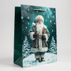 Kraft Paper Cold Foil Stamping Russian Siberian Paper Gift bag Creative Gift bag - Gift Packaging