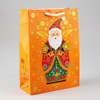 Kraft Paper Cold Foil Stamping Russian Painted Matryoshka Paper Gift bag Unique Gift bag - Gift Packaging