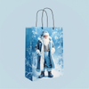 Kraft Paper Cold Foil Santa Snow 4 Style Gift bag - Gift Packaging