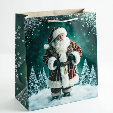 Kraft Paper Cold Foil Stamping Russian Siberian Paper Gift bag Premium Gift bag - Gift Packaging