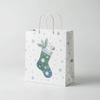 Kraft Paper Cold Foil Stamping Nordic Snowflake Paper Gift bag Elegant Gift bag - Gift Packaging
