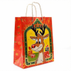 Kraft Paper Gold Foil Stamping American Cartoon Deer Paper Gift bag Unique Gift bag - Gift Packaging