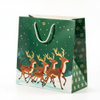Kraft Paper Gold Foil Stamping American Rudolph Paper Gift bag Elegant Gift bag - Gift Packaging