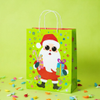 Kraft Paper Cold Foil Stamping Holiday Gift Bag 5192 Style Gift bag - Gift Packaging