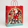 Kraft Paper Gold Foil Stamping American 50s Retro Paper Gift bag Creative Gift bag - Gift Packaging