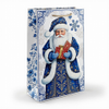 Kraft Paper Cold Foil Stamping Russian Gzhel Blue White Paper Gift bag Creative Gift bag - Gift Packaging