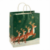 Kraft Paper Gold Foil Stamping American Rudolph Paper Gift bag Creative Gift bag - Gift Packaging