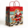 Kraft Paper Gold Foil Stamping American 50s Retro Paper Gift bag Elegant Gift bag - Gift Packaging