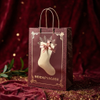Kraft Paper Cold Foil Stamping Luxury Champagne Paper Gift bag Unique Gift bag - Gift Packaging