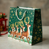 Kraft Paper Gold Foil Stamping American Rudolph Paper Gift bag Creative Gift bag - Gift Packaging