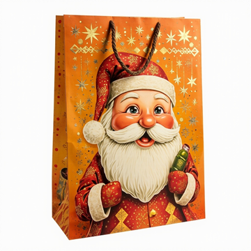 Kraft Paper Cold Foil Stamping Russian Retro Paper Gift bag Style Gift bag - Gift Packaging