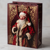 Kraft Paper Cold Foil Stamping Santa Victorian Paper Gift bag Style Gift bag - Gift Packaging