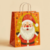Kraft Paper Cold Foil Stamping Russian Retro Paper Gift bag Premium Gift bag - Gift Packaging