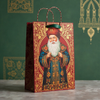 Kraft Paper Cold Foil Stamping Russian Folk Paper Gift bag Elegant Gift bag - Gift Packaging
